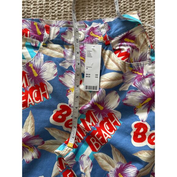 NWT Urban Outfitters Beaches Miami Beach Cropped Pants 26 - Picture 6 of 8